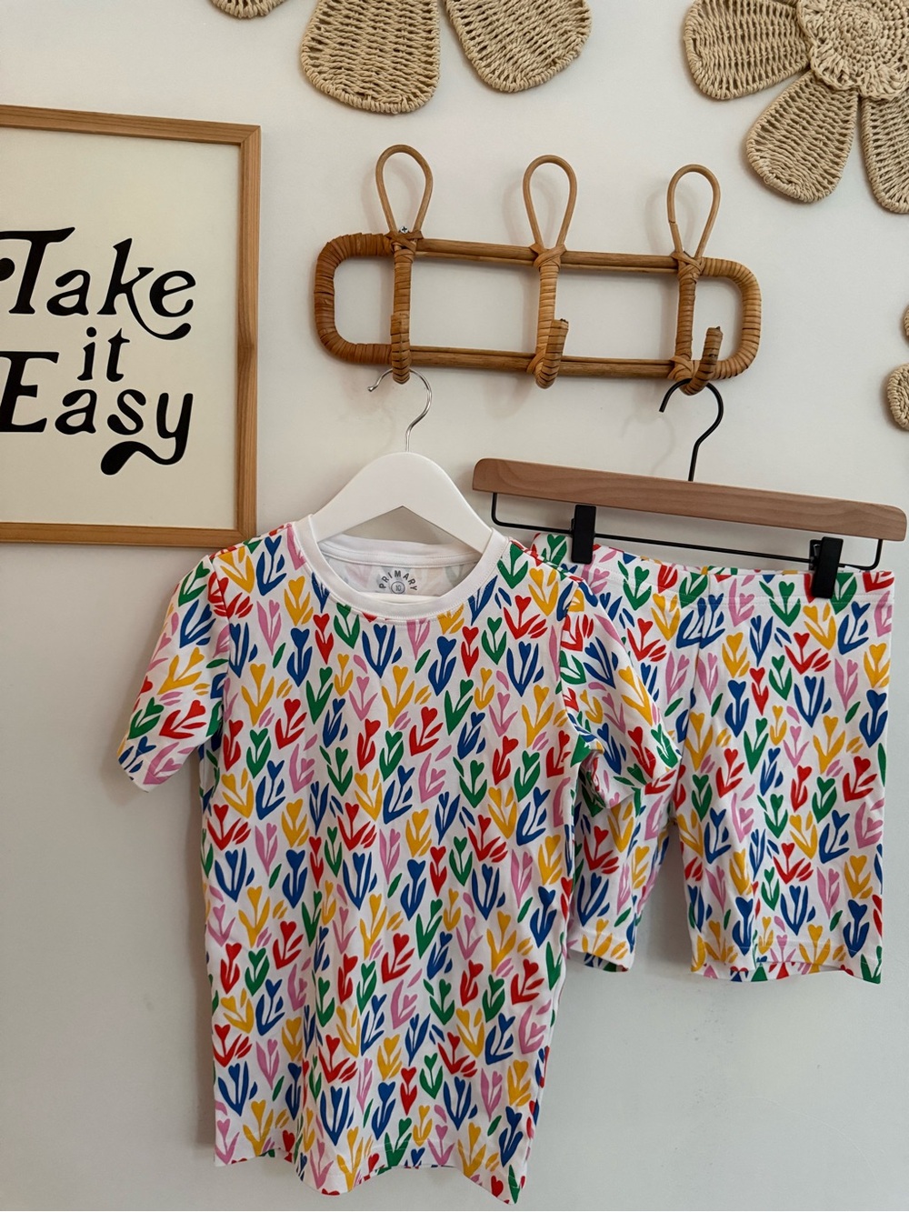Primary - NWOT size 10 Rainbow Tulip matching pajama set